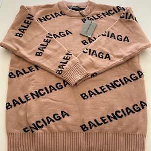 New with tags Balenciaga Khaki sweater size XL
